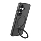 AXS PROShield Stand MagSafe Compatible Case for Samsung Galaxy S26 - Smoke-Soft-touch finish for a comfortable grip  