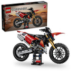 LEGO Technic Ducati Desmo450 MX Factory Motorcycle-Fuel a passion for action-packed vehicles with this Ducati motorcycle toy