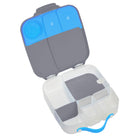 b.box - Lunchbox - Blue Slate-Spacious interior fits lunchboxes and snacks.