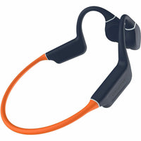 Creative Labs 51EF1081AA002 Outlier Free Pro Plus Headphones - Fiery Orange-Bone conduction technology transmits sound through your cheekbones while keeping your ears open to your surroundings