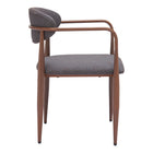 Zuo Zens Dining Chair - Truffle Grey - Set of 2-3 year limited warranty