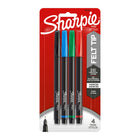Sharpie Pens – 0.8mm – Assorted Colours – 4 Pack-Does not bleed through paper