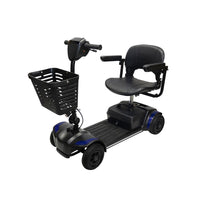 Mobile Patient Lift Eleanor Motorized Electric Scooter - 41.3" L x 19" W x 34.6" H - Blue-Top speed of 5 mph with variable speed settings for a controlled ride