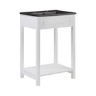 Modway Altura 24" Bathroom Vanity - White/Black-Modern Bathroom Vanity Cabinet