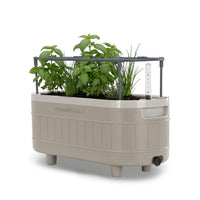 Permasteel Self-Watering Planter Box with Mounting Brackets - Taupe-Self-Watering System