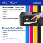 Brother INKvestment Tank MFC-T780DW Wireless Inkjet All-in-One Printer - Colour - Duplex Printing - Up to 3 Years of In-Box Ink-Reliable print quality in colour or black and white.