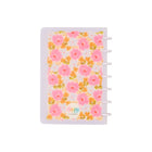 The Happy Planner 2026–2027 Mini Disc Bound Dated Planner - 7-1/2" x 6-11/16" - Sunshine Blooms Floral-Dimensions: 7-1/2" x 6-11/16"