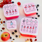 Tyrrell Katz 4-Piece Nesting Snack Box Set - Cats-Handwashing recommended
