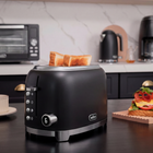 Salton NuRetro Digital 2 Slice Toaster - Midnight Black-8