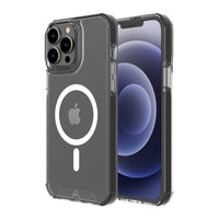 AXS PROShield Drop-tested MagSafe Compatible Clear Case for for Apple iPhone 13 Pro - Black-Reinforced Corners maximize shock absorption