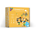 Connetix Roads Ramps & Intersections Pack - 16 Pieces-16 piece pack - Contains 4 x Ramps, 4 x Turns, 2 x T-intersections, 2 x R-intersections, 4 x Small rectangles 