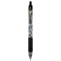 Zebra Z-Grip Retractable Ballpoint Pen - 1.0mm - Black - Assorted Soccer-Fun soccer barrels
