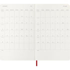 Moleskine 2026 Classic 12-Month Soft Cover Weekly Planner - 5" x 8.25" - Scarlet Red-Stickers to customise your plans and year stickers for the spine