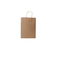Eco-Packaging Paper Bag with Rope Handle - 10" x 5" x 13" - 250 Pack-Material is made from kraft paper