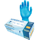 Ronco Nitech Examination Gloves - Blue - X-Large - 100 Pack-Blue