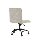 Brassex Nestor Office Chair - Beige-80mm hydraulic lift