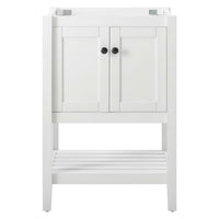 Modway Prestige 23" Bathroom Vanity Cabinet - White-Modern Bathroom Vanity Cabinet