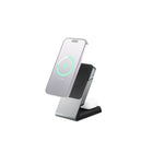ALOGIC - Station de charge magnétique 2 en 1 Matrix pour smartphone et écouteurs (noir)-Design élégant et peu encombrant