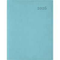 Socadis W. Maxwell 2026 Ulys Daily Planner - 8.5" x 11" - Blue - Bilingual-January to December 2026