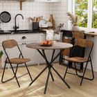 FurnitureR Console Table - Brown-Easy to maintain, just wipe it with a clean and damp cloth