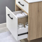 Modway Maverick 24" Bathroom Vanity - White/Oak-8" Centerset Faucet Holes
