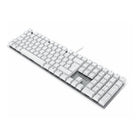 Cherry KC 200 MX Wired Mechanical Keyboard - White and Silver-CHERRY MX Switches available in different switch variants – all made in Germany and featuring Gold-Crosspoint contact precision