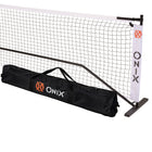 Onix 2-in-1 Portable Pickleball Net and Practice Net with Bag-INCLUDED CASE — Take your pickleball game anywhere with ease. The included wheeled carrying case ensures effortless transportability