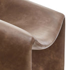 Modway Vivi Vegan Leather Accent Chair - Brown-8