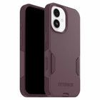 OtterBox Commuter Compatible with MagSafe Case with Camera Control for iPhone 17 - Trailhead Purple-Port covers block dust and dirt