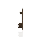 Manhattan Comfort Plaza 64.25" Modern Floating Entertainment Center - Rustic Brown-Toggle Bolts Included for Drywall Assembly