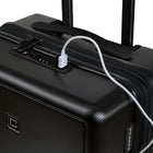 Champs Vintage Muse 3-Piece Luggage Set - Black-20" Case TSA Approved