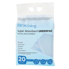 BIOS Living Disposable Underpads - Small - 120 Pack-Latex Free