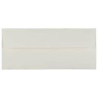 JAM Paper #10 Business Envelopes, 4 1/8 x 9.5, Strathmore Natural White Wove, 1000 Pack (34992B)-Natural white