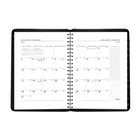 Mead 2027 Contemporary Monthly Planner - 6-7/8" H x 8-3/4" W - Bilingual-One month per two-page spread, unruled daily blocks plus space for priorities and notes