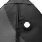 Edition22 Signature Sling Bag - Black-AirTag holder (AirTag not included)