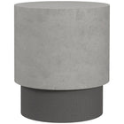 HOMCOM Concrete Finish Side Table - Grey-Our product boasts an imitation concrete effect for a sleek and organic aesthetic