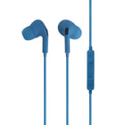 Basic Tech Wired In Earbuds with Volume Control And Mic - Sea Blue-Universal