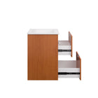 Modway Scenic 18" Wall-Mount Bathroom Vanity - Cherry/White-Fixtures Not Included