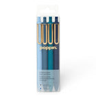 Poppin Retractable Gel Lux Pens - 0.7mm - Assorted Colours - 4 Pack-All colours come with blue ink
