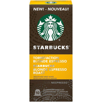 Starbucks Nespresso Original System Blonde Espresso Capsules - 10 Pack-Ground Coffee - Espresso Capsules