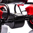 Aosom Kids Pedal Go Kart with Adjustable Seat and Rubber Wheels - Red-3-position adjustable seat with a 2.4" (6 cm) range for a comfortable fit as your child grows 