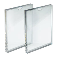 Azar Desktop/Countertop Top Loading Acrylic Card Holder - Clear - 2 Pack (104557-2PK)-Sold in Packs of 2