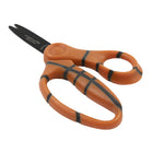 Fiskars 5" Pointed-tip Non-Stick MVP Scissors - Basketball-A pointed tip allows for improved detail cutting​