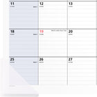 AT-A-GLANCE 2026 QuickNotes Compact Monthly Desk Pad Calendar - 10-7/8" H x 17-3/4" W - English-Perfect for cubicle-size desks or crowded work spaces and includes QuickNotes writing area along the side