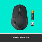 Logitech Triathlon M720 Multi-Device Wireless Mouse - Black-10