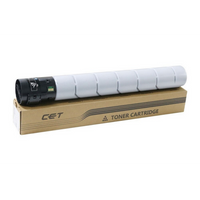 CET Konica Minolta Bizhub C454/554/454e/554e TN-512K Toner Cartridge - Standard Yield - Black-Color: Black