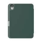 JCPal DuraPro Case with Pencil Holder for 2024 & 2021 iPad mini - Midnight Green-Midnight Green, Shock resistant