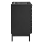 Modway Render 24" Bathroom Vanity - Black-Integrated Countertop