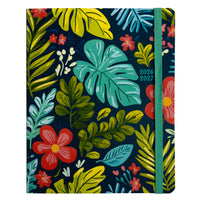 Pierre Belvédère 2026-2027 Weekly/Monthly Academic Planner - 7-1/2" W x 9-3/4" H - Jungle - Bilingual-Keep track of deadlines and appointments