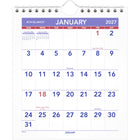 AT-A-GLANCE 2027 Mini Monthly Tent Calendar - 7-1/2" H x 6-1/2" W - English-Page size: 7-1/2" H x 6-1/2" W